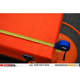 Plandeka rozsiewacz Motyl 600L do zbiornika z nierdzewki i malowanego